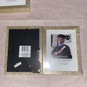 Glittery 4x6 photo frames